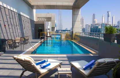 Hotel  and  Hotel Apartment - 1 Bedroom - 2 Bathrooms for rent in Royal Continental Suites - Business Bay - Dubai