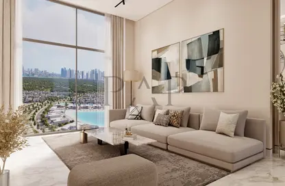 Living Room image for: Apartment - 2 Bedrooms - 3 Bathrooms for sale in 320 Riverside Crescent - Sobha Hartland II - Mohammed Bin Rashid City - Dubai, Image 1