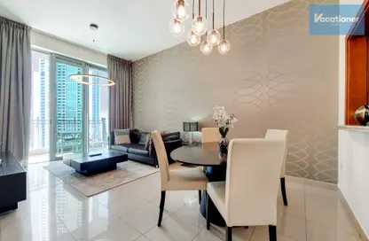 Living / Dining Room image for: Apartment - 1 Bedroom - 1 Bathroom for rent in Standpoint Towers - Downtown Dubai - Dubai, Image 1