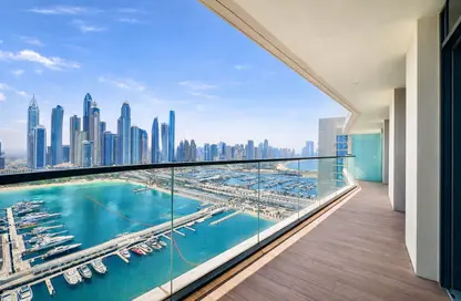 Apartment - 2 Bedrooms - 2 Bathrooms for sale in Marina Vista Tower 2 - Marina Vista - EMAAR Beachfront - Dubai Harbour - Dubai