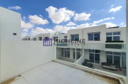 Terrace image for: Townhouse - 3 Bedrooms - 3 Bathrooms for rent in Avencia 2 - Damac Hills 2 - Dubai, Image 1