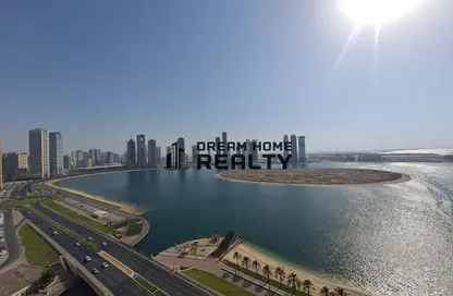 Apartment - 3 Bedrooms - 3 Bathrooms for rent in Al Waleed Tower - Al Qasba - Sharjah