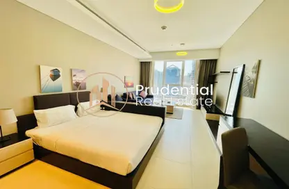 Room / Bedroom image for: Apartment - 1 Bathroom for rent in Al Jowhara Tower - Corniche Road - Abu Dhabi, Image 1