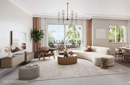 Living Room image for: Villa - 5 Bedrooms - 6 Bathrooms for sale in Bloom Living - Zayed City (Khalifa City C) - Khalifa City - Abu Dhabi, Image 1