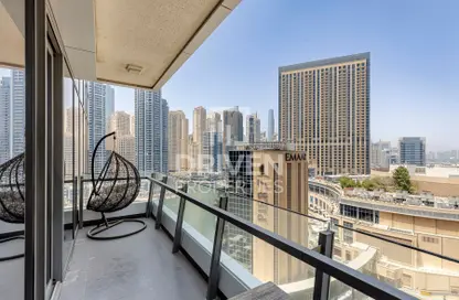 Apartment - 1 Bedroom - 2 Bathrooms for rent in Silverene Tower B - Silverene - Dubai Marina - Dubai