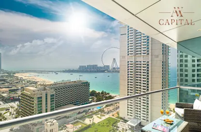Water View image for: Apartment - 3 Bedrooms - 5 Bathrooms for sale in Al Fattan Marine Tower - Al Fattan Marine Towers - Jumeirah Beach Residence - Dubai, Image 1