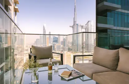 Balcony image for: Apartment - 3 Bedrooms - 5 Bathrooms for rent in Al Fattan Downtown - Al Satwa - Dubai, Image 1