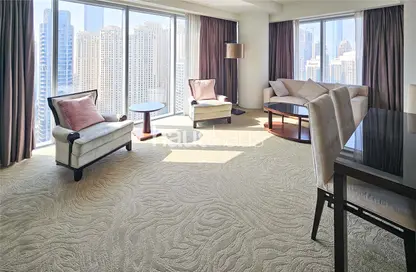 Apartment - 3 Bedrooms - 2 Bathrooms for rent in JW Marriott Hotel Marina - Dubai Marina - Dubai