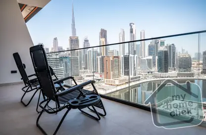 شقة - غرفة نوم - 2 حمامات للبيع في بن غاطي كانال - الخليج التجاري - دبي