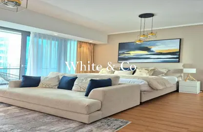Apartment - Studio - 1 Bathroom for rent in Silverene Tower B - Silverene - Dubai Marina - Dubai