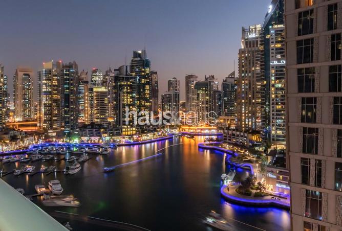 Apartment - 1 Bedroom - 2 Bathrooms for rent in Damac Heights - Dubai Marina - Dubai