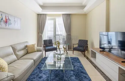 Living Room image for: Apartment - 2 Bedrooms - 4 Bathrooms for rent in Mon Reve - Downtown Dubai - Dubai, Image 1