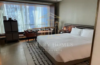 Room / Bedroom image for: Hotel  and  Hotel Apartment - 1 Bathroom for sale in Tower C - DAMAC Towers by Paramount - Business Bay - Dubai, Image 1