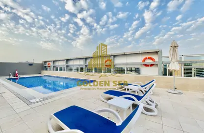 Pool image for: Apartment - 1 Bathroom for rent in Rawdhat - Airport Road - Abu Dhabi, Image 1