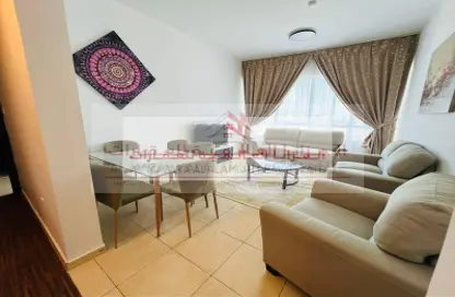 Apartment - 1 Bedroom - 2 Bathrooms for rent in Beach Tower 1 - Al Khan Lagoon - Al Khan - Sharjah