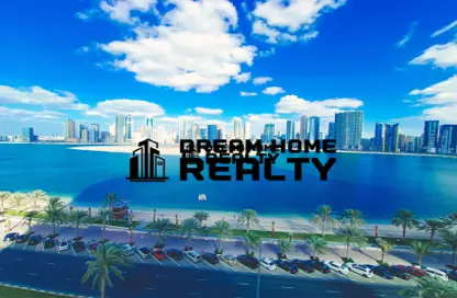 Apartment - 3 Bedrooms - 3 Bathrooms for rent in Palm Tower - Al Khan Lagoon - Al Khan - Sharjah