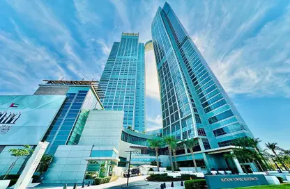 Apartment - 2 Bedrooms - 3 Bathrooms for rent in Nation Towers - Corniche Road - Abu Dhabi