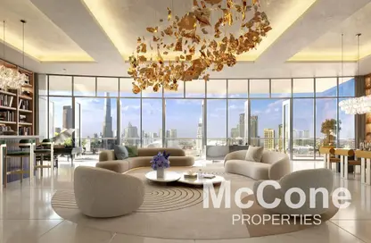 Living / Dining Room image for: Apartment - 1 Bedroom - 2 Bathrooms for sale in Imperial Avenue - Downtown Dubai - Dubai, Image 1
