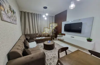 Living Room image for: Apartment - 1 Bedroom - 1 Bathroom for rent in Al Jurf 3 - Al Jurf - Ajman Downtown - Ajman, Image 1