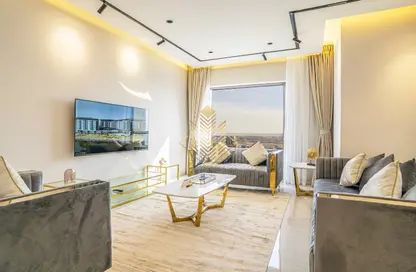 صورة لـ غرفة المعيشة شقة - 2 غرف نوم - 3 حمامات للايجار في شمس 2 - شمس - مساكن شاطئ الجميرا - دبي ، صورة رقم 1