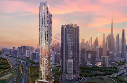 Apartment - 1 Bathroom for sale in Regalia By Deyaar - Business Bay - Dubai