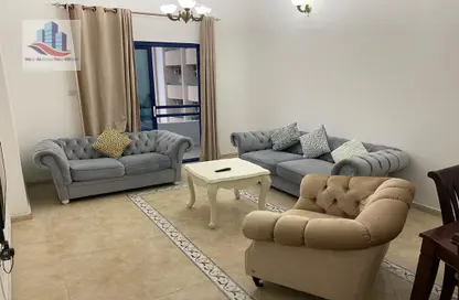 Living Room image for: Apartment - 1 Bedroom - 2 Bathrooms for rent in Al Majaz - Sharjah, Image 1