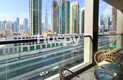 شقة - غرفة نوم - 2 حمامات للايجار في الاسترليني الشرقية - الاسترليني - الخليج التجاري - دبي