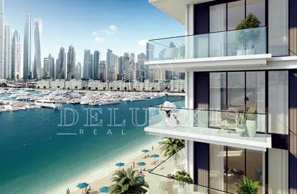 Apartment - 1 Bedroom - 1 Bathroom for sale in Beach Mansion - EMAAR Beachfront - Dubai Harbour - Dubai
