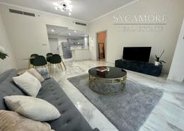 Living / Dining Room image for: Apartment - 1 bedroom - 2 bathrooms for sale in The Torch - Dubai Marina - Dubai, Image 1