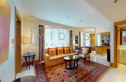 النزل و الشقق الفندقية - غرفة نوم - 2 حمامات للايجار في ريتز كارلتون - مركز دبي المالي العالمي - دبي
