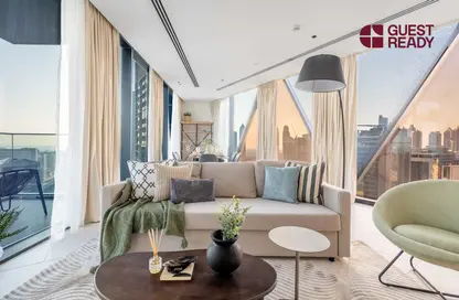 Apartment - 4 Bedrooms - 5 Bathrooms for rent in Marquise Square Tower - Business Bay - Dubai