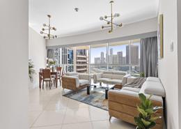 Living / Dining Room image for: Apartment - 2 bedrooms - 1 bathroom for rent in Saba Tower 2 - Saba Towers - Jumeirah Lake Towers - Dubai, Image 1