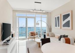 Living / Dining Room image for: Apartment - 2 bedrooms - 2 bathrooms for sale in Sunrise Bay - EMAAR Beachfront - Dubai Harbour - Dubai, Image 1