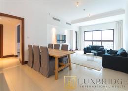 Living / Dining Room image for: Apartment - 1 bedroom - 2 bathrooms for rent in Golden Mile 9 - Golden Mile - Palm Jumeirah - Dubai, Image 1