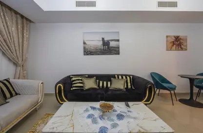 Apartment - 1 Bedroom - 2 Bathrooms for rent in Beach Tower 2 - Al Khan Lagoon - Al Khan - Sharjah
