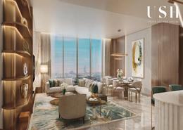 Living / Dining Room image for: Apartment - 2 bedrooms - 3 bathrooms for sale in Fairmont Residences Dubai Skyline - Al Sufouh 1 - Al Sufouh - Dubai, Image 1