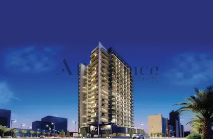 Outdoor Building image for: Apartment - 1 Bathroom for sale in AG Square - Dubai Residence Complex - Dubai, Image 1
