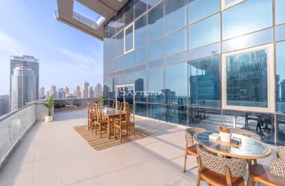 Penthouse - 4 Bedrooms - 5 Bathrooms for rent in Indigo Tower - JLT Cluster D - Jumeirah Lake Towers - Dubai