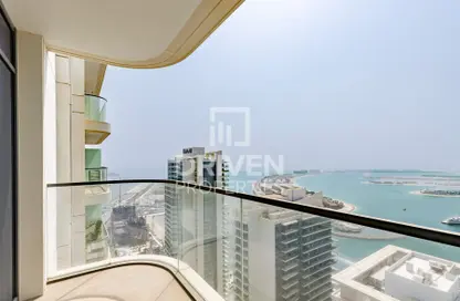 Apartment - 1 Bedroom - 2 Bathrooms for rent in Marina Vista - EMAAR Beachfront - Dubai Harbour - Dubai