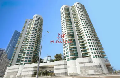 Apartment - 1 Bedroom - 2 Bathrooms for rent in Beach Towers - Shams Abu Dhabi - Al Reem Island - Abu Dhabi