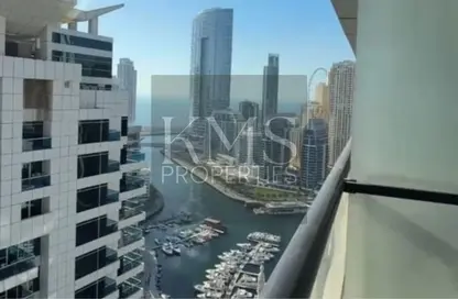 شقة - غرفة نوم - 2 حمامات للايجار في برج إسكان - دبي مارينا - دبي