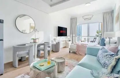Apartment - Studio - 1 Bathroom for rent in Lake View Tower - JLT Cluster B - Jumeirah Lake Towers - Dubai
