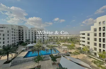 Outdoor Building image for: Apartment - 2 Bedrooms - 2 Bathrooms for sale in Zahra Apartments 1A - Zahra Apartments - Town Square - Dubai, Image 1