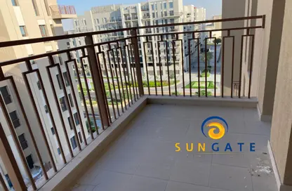 Balcony image for: Apartment - 2 Bedrooms - 2 Bathrooms for sale in Zahra Breeze Apartments 3B - Zahra Breeze Apartments - Town Square - Dubai, Image 1