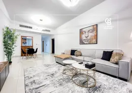 Living / Dining Room image for: Apartment - 2 Bedrooms - 3 Bathrooms for sale in Marina Residence B - Marina Residence - Dubai Marina - Dubai, Image 1