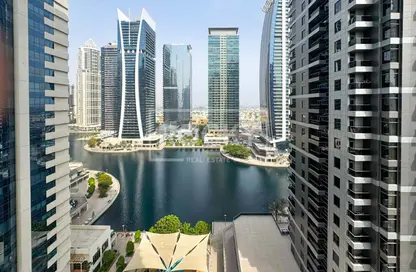 Apartment - 2 Bedrooms - 4 Bathrooms for rent in Green Lakes Towers - JLT Cluster S - Jumeirah Lake Towers - Dubai