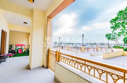 Balcony image for: Apartment - 3 Bedrooms - 4 Bathrooms for sale in Marina Residences 1 - Marina Residences - Palm Jumeirah - Dubai, Image 1