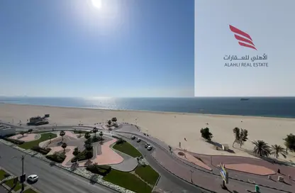 Apartment - 3 Bedrooms - 3 Bathrooms for rent in Corniche Tower - Ajman Corniche Road - Ajman