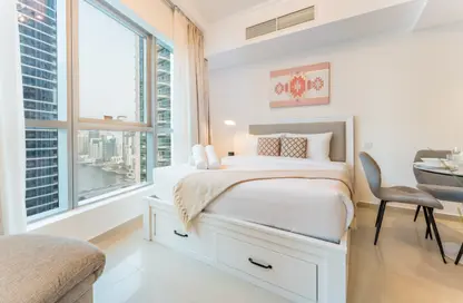 Apartment - 1 Bathroom for rent in Bay Central West - Bay Central - Dubai Marina - Dubai