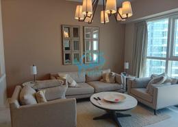 Living Room image for: Apartment - 1 bedroom - 1 bathroom for sale in Marina Bay - City Of Lights - Al Reem Island - Abu Dhabi, Image 1